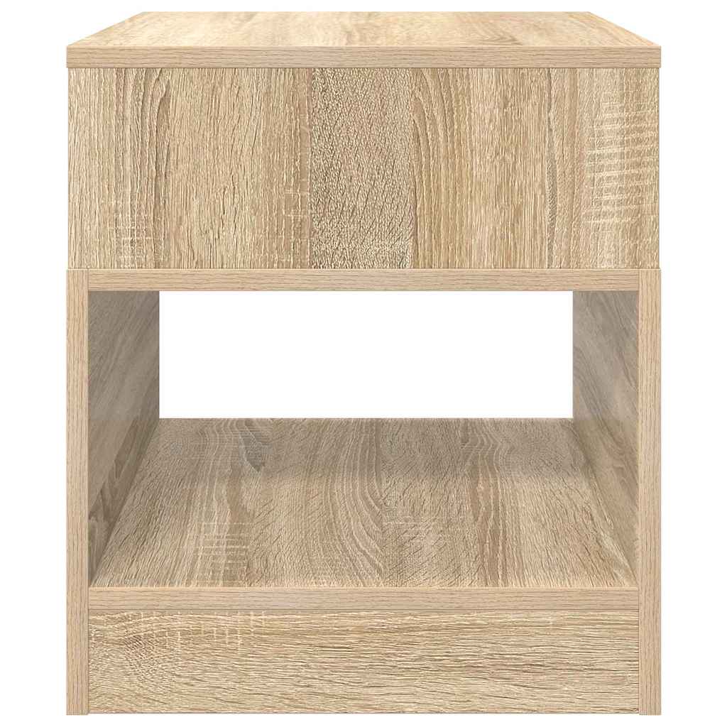 vidaXL End Table Sonoma Oak 40.5 x 40 x 45 cm Engineered Wood