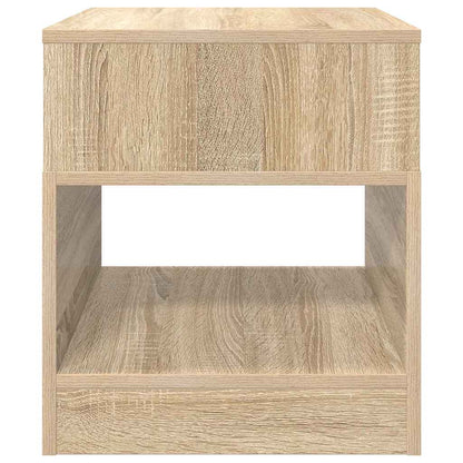 vidaXL End Table Sonoma Oak 40.5 x 40 x 45 cm Engineered Wood