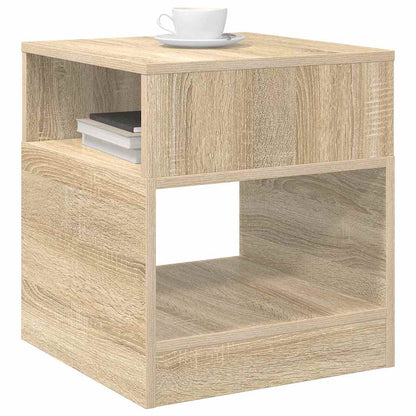 vidaXL End Table Sonoma Oak 40.5 x 40 x 45 cm Engineered Wood