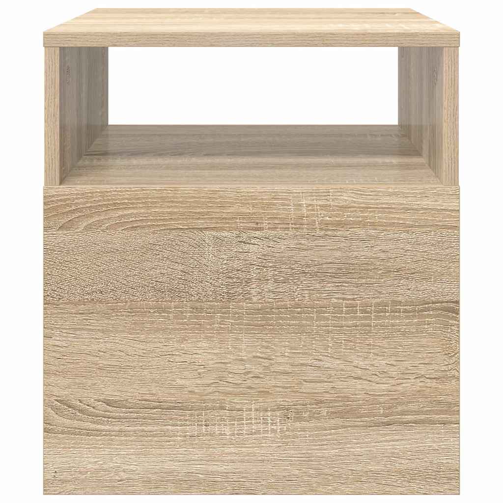 vidaXL End Table Sonoma Oak 40.5 x 40 x 45 cm Engineered Wood