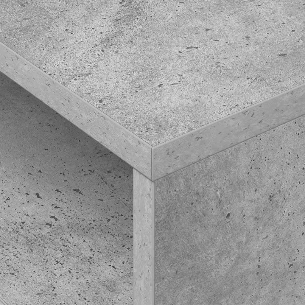vidaXL End Table Concrete Grey 40.5 x 40 x 45 cm Engineered Wood