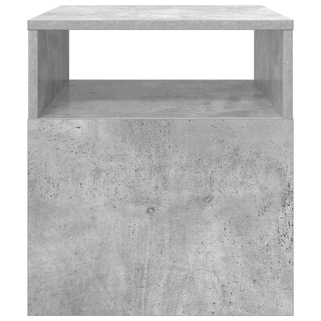 vidaXL End Table Concrete Grey 40.5 x 40 x 45 cm Engineered Wood