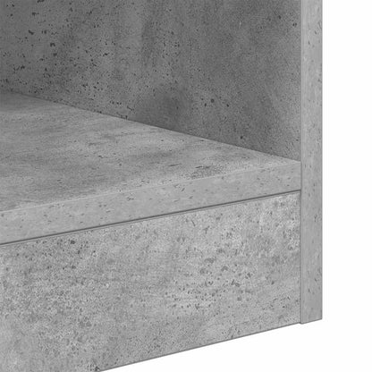 vidaXL End Table 2 pcs Concrete Grey 40.5 x 40 x 45 cm Engineered Wood