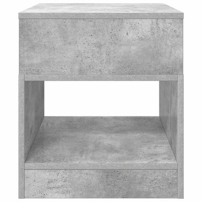 vidaXL End Table 2 pcs Concrete Grey 40.5 x 40 x 45 cm Engineered Wood