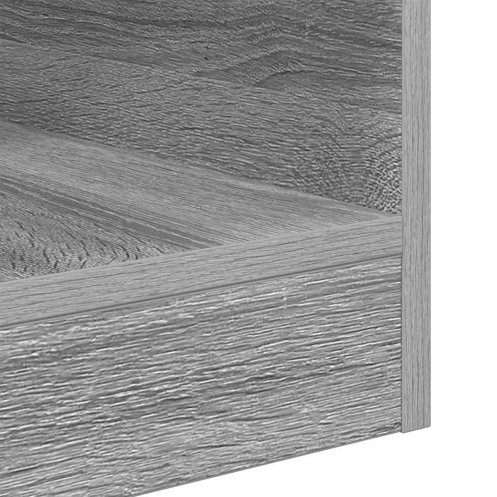 vidaXL End Table Grey Sonoma 40.5 x 40 x 45 cm Engineered Wood