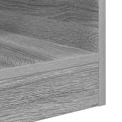 vidaXL End Table Grey Sonoma 40.5 x 40 x 45 cm Engineered Wood