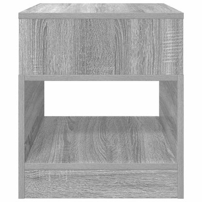 vidaXL End Table Grey Sonoma 40.5 x 40 x 45 cm Engineered Wood