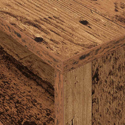 vidaXL End Table Old Wood 40.5 x 40 x 45 cm Engineered Wood