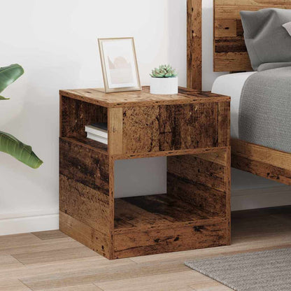 vidaXL End Table Old Wood 40.5 x 40 x 45 cm Engineered Wood