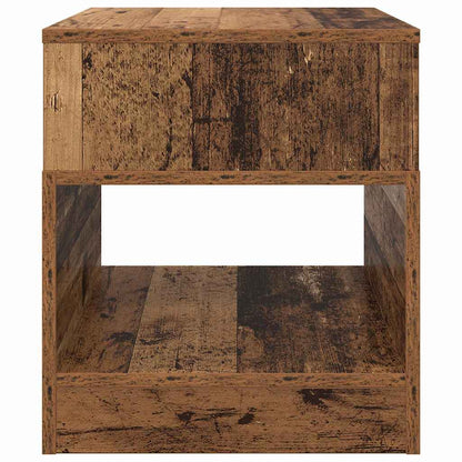 vidaXL End Table Old Wood 40.5 x 40 x 45 cm Engineered Wood