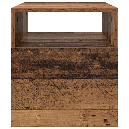 vidaXL End Table Old Wood 40.5 x 40 x 45 cm Engineered Wood
