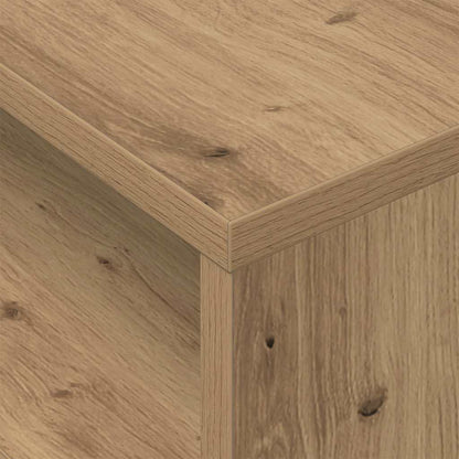 vidaXL End Table Artisan Oak 40.5 x 40 x 45 cm Engineered Wood