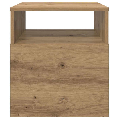vidaXL End Table Artisan Oak 40.5 x 40 x 45 cm Engineered Wood