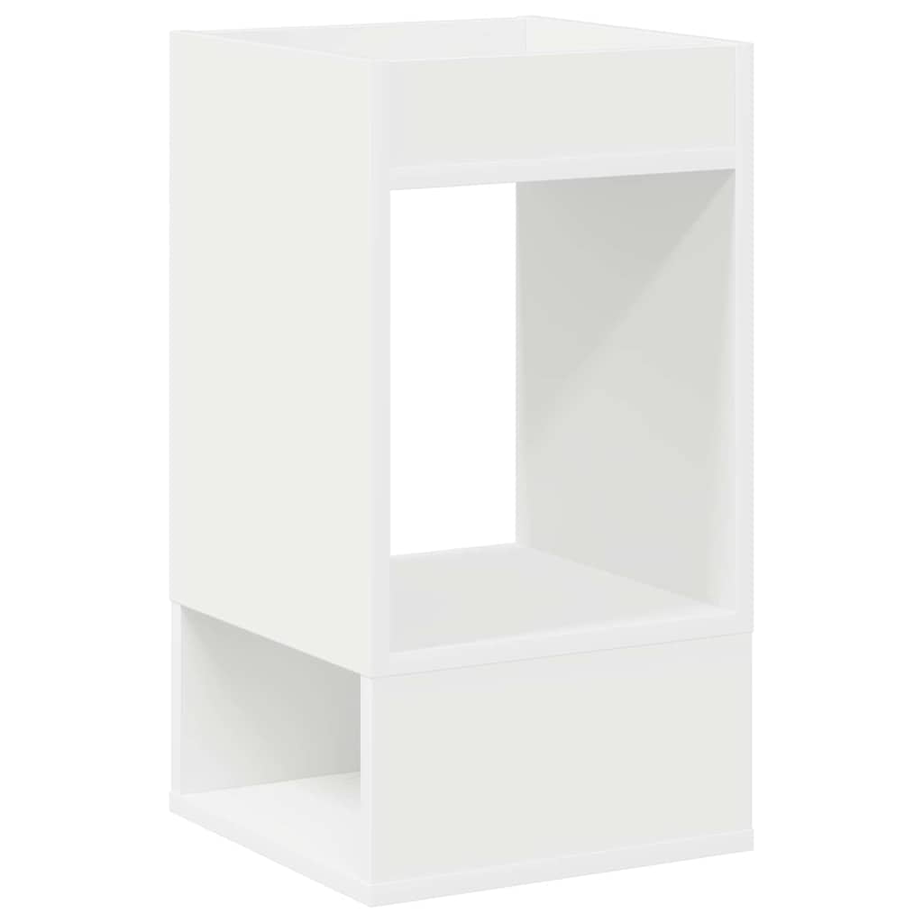 vidaXL End Table 2 pcs White 30 x 30 x 56 cm Engineered Wood
