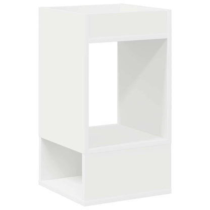 vidaXL End Table 2 pcs White 30 x 30 x 56 cm Engineered Wood
