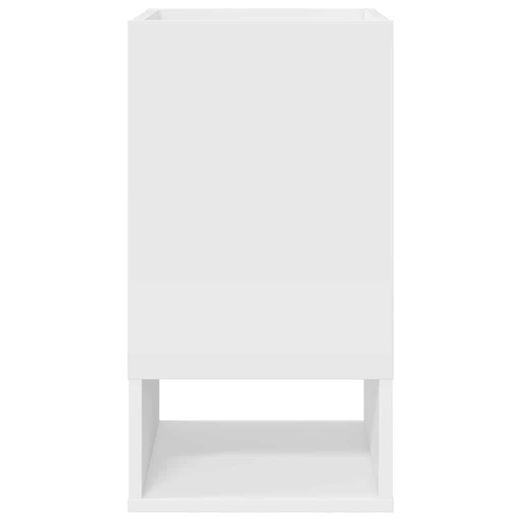vidaXL End Table 2 pcs White 30 x 30 x 56 cm Engineered Wood