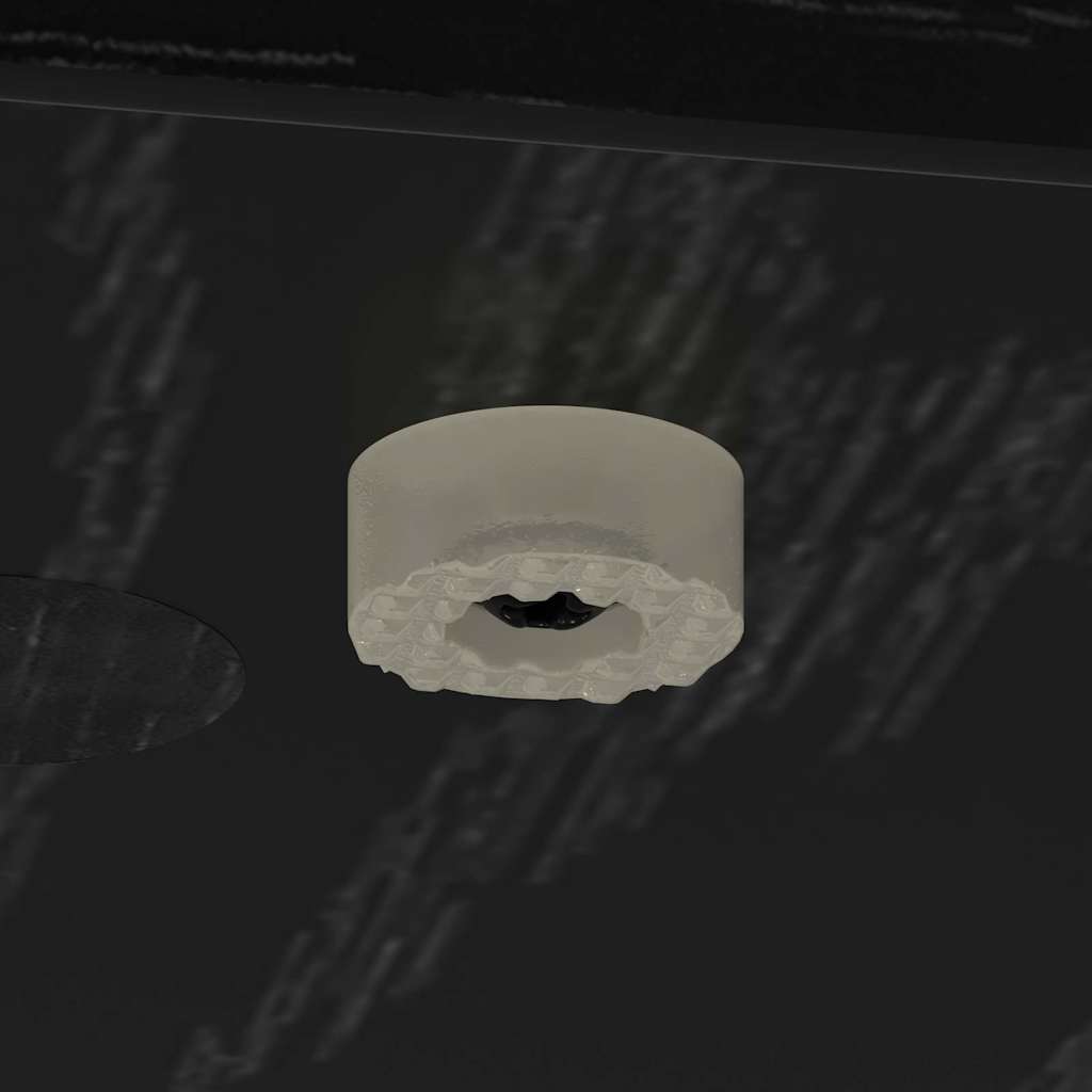 vidaXL End Table 2 pcs Black Oak 30 x 30 x 56 cm Engineered Wood