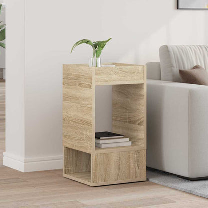 vidaXL End Table Sonoma Oak 30 x 30 x 56 cm Engineered Wood
