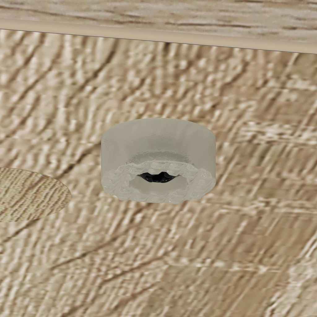 vidaXL End Table 2 pcs Sonoma Oak 30 x 30 x 56 cm Engineered Wood