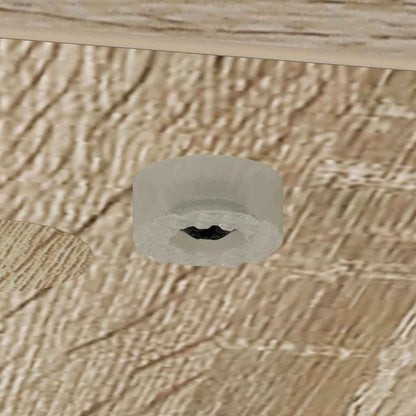 vidaXL End Table 2 pcs Sonoma Oak 30 x 30 x 56 cm Engineered Wood