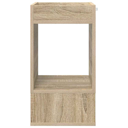vidaXL End Table 2 pcs Sonoma Oak 30 x 30 x 56 cm Engineered Wood