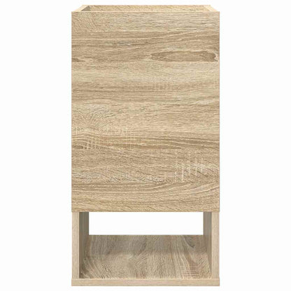 vidaXL End Table 2 pcs Sonoma Oak 30 x 30 x 56 cm Engineered Wood