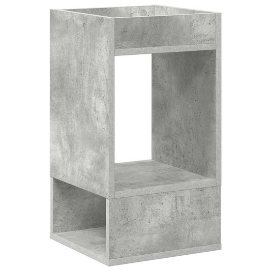 vidaXL End Table Concrete Grey 30 x 30 x 56 cm Engineered Wood