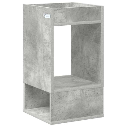 vidaXL End Table Concrete Grey 30 x 30 x 56 cm Engineered Wood