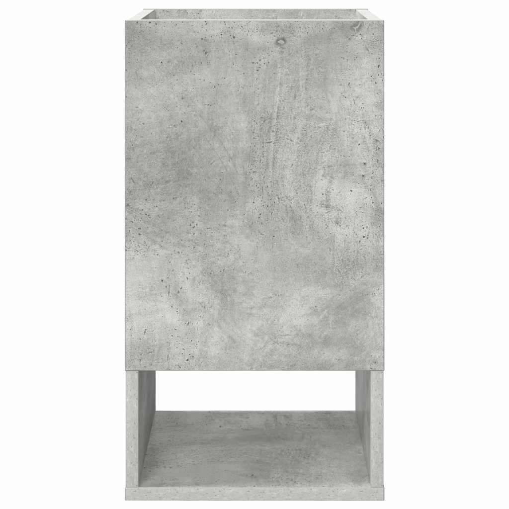 vidaXL End Table Concrete Grey 30 x 30 x 56 cm Engineered Wood