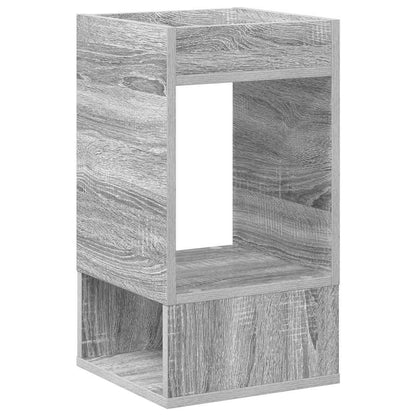 vidaXL End Table 2 pcs Grey Sonoma 30 x 30 x 56 cm Engineered Wood