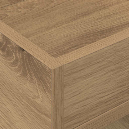 vidaXL End Table Artisan Oak 30 x 30 x 56 cm Engineered Wood
