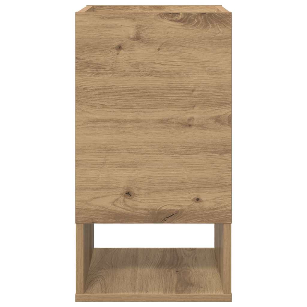 vidaXL End Table Artisan Oak 30 x 30 x 56 cm Engineered Wood
