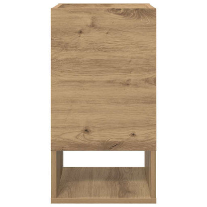 vidaXL End Table Artisan Oak 30 x 30 x 56 cm Engineered Wood
