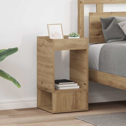 vidaXL End Table 2 pcs Artisan Oak 30 x 30 x 56 cm Engineered Wood