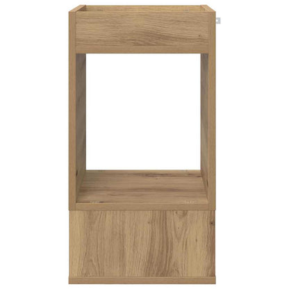 vidaXL End Table 2 pcs Artisan Oak 30 x 30 x 56 cm Engineered Wood