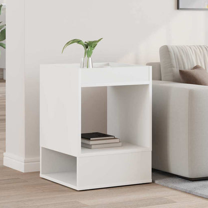 vidaXL End Table White 40 x 40 x 56 cm Engineered Wood
