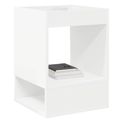 vidaXL End Table White 40 x 40 x 56 cm Engineered Wood