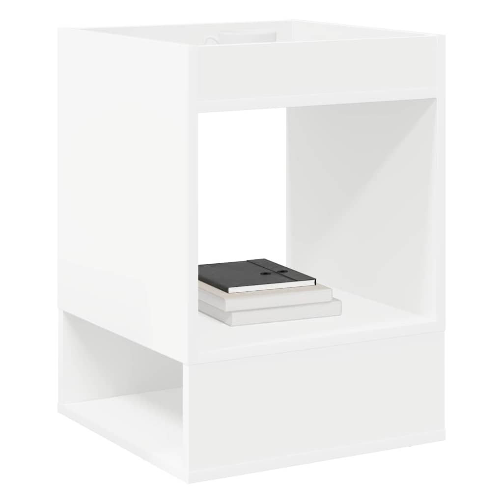 vidaXL End Table 2 pcs White 40 x 40 x 56 cm Engineered Wood