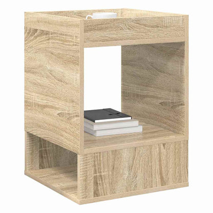 vidaXL End Table Sonoma Oak 40 x 40 x 56 cm Engineered Wood