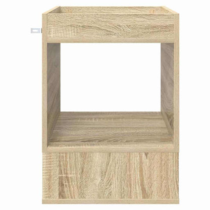 vidaXL End Table 2 pcs Sonoma Oak 40 x 40 x 56 cm Engineered Wood
