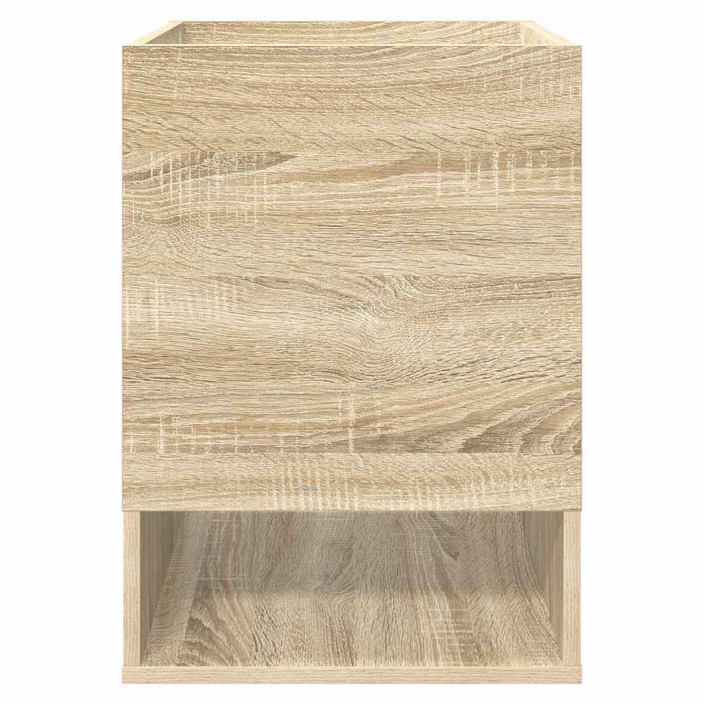 vidaXL End Table 2 pcs Sonoma Oak 40 x 40 x 56 cm Engineered Wood