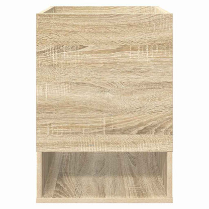 vidaXL End Table 2 pcs Sonoma Oak 40 x 40 x 56 cm Engineered Wood