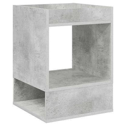 vidaXL End Table Concrete Grey 40 x 40 x 56 cm Engineered Wood