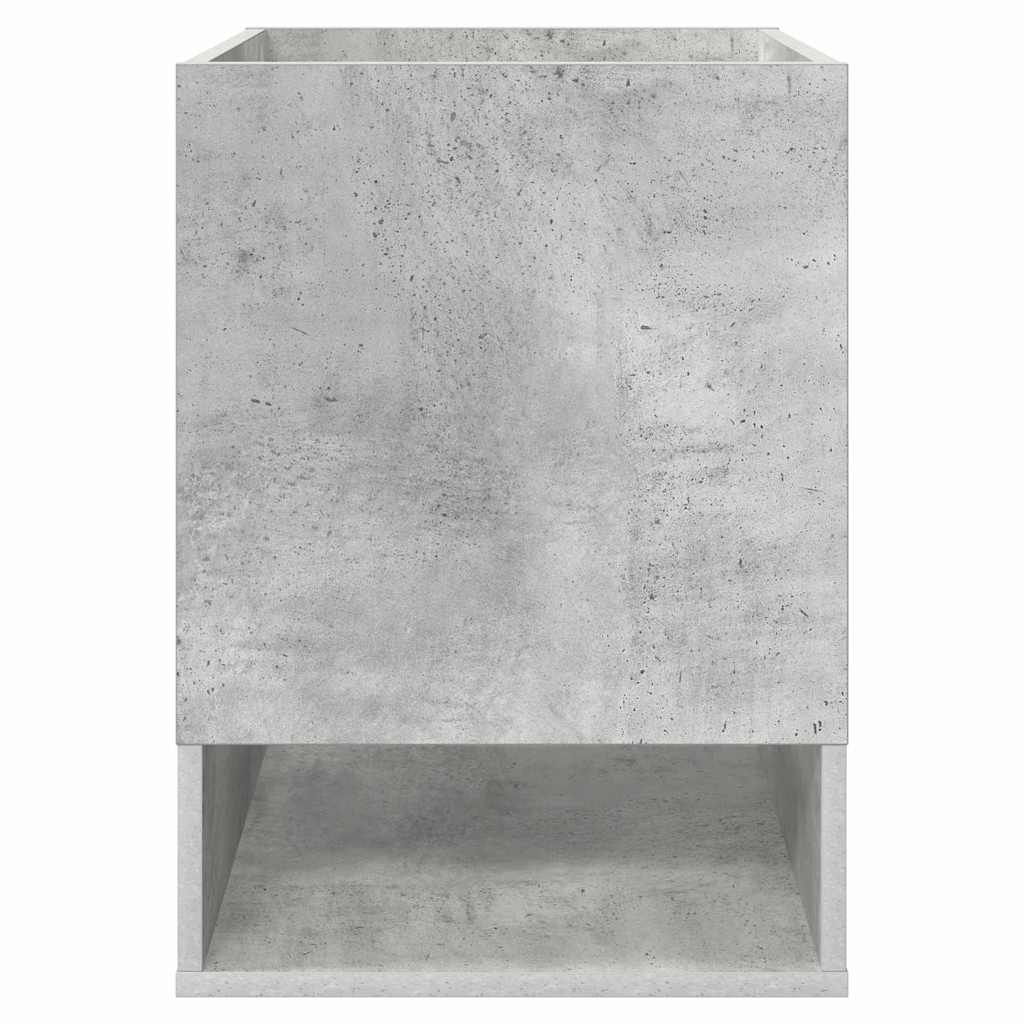 vidaXL End Table 2 pcs Concrete Grey 40 x 40 x 56 cm Engineered Wood