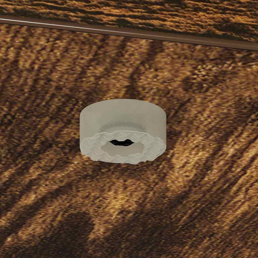 vidaXL End Table 2 pcs Smoked Oak 40 x 40 x 56 cm Engineered Wood