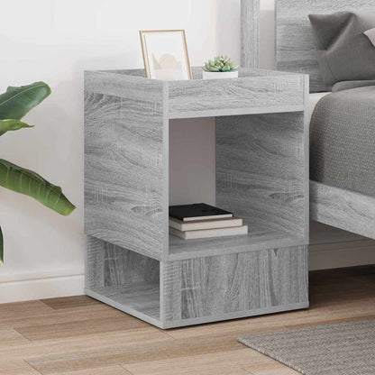 vidaXL End Table Grey Sonoma 40 x 40 x 56 cm Engineered Wood