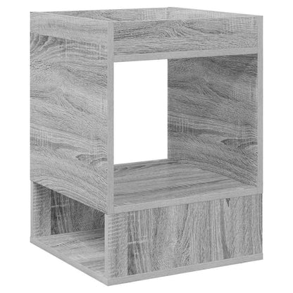 vidaXL End Table 2 pcs Grey Sonoma 40 x 40 x 56 cm Engineered Wood