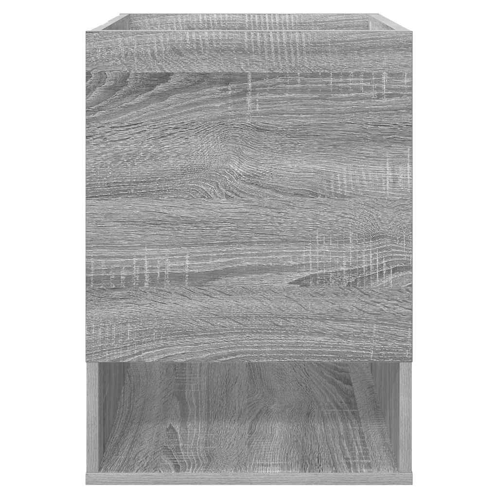 vidaXL End Table 2 pcs Grey Sonoma 40 x 40 x 56 cm Engineered Wood