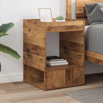 vidaXL End Table Old Wood 40 x 40 x 56 cm Engineered Wood