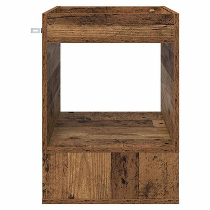 vidaXL End Table Old Wood 40 x 40 x 56 cm Engineered Wood